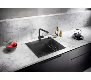 Blanco ETAGON 6 527259 Granitowy Szary Zlewozmywak prostokątny