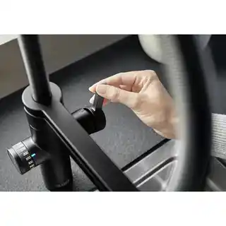 Blanco Evol-S Pro Bateria kuchenna z wyciąganą wylewką z filtrem czarny mat 526636