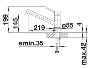Blanco Kano Silgranit-Look Bateria kuchenna delikatny biały/chrom 526951