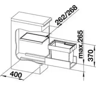 Blanco Kosz na śmieci Flexon II 30/1 19 L
