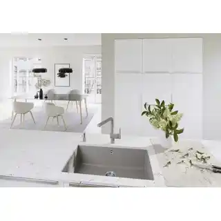 Blanco Linus-S Silgranit-Look Bateria kuchenna z wyciąganą wylewką wulkaniczny szary 526958