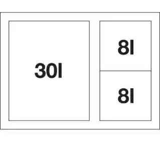 Blanco Sortownik odpadów Flexon II XL 60/3 30L plus 2x8L