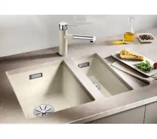 Blanco SUBLINE 320-U 523414 Granitowy Tartufo Zlewozmywak prostokątny