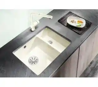 Blanco SUBLINE 350/150-U 523742 Ceramiczny Magnolia połysk Zlewozmywak prostokątny