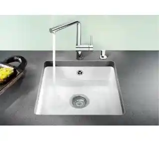 Blanco SUBLINE 375-U 516035 Ceramiczny Biały połysk Zlewozmywak prostokątny
