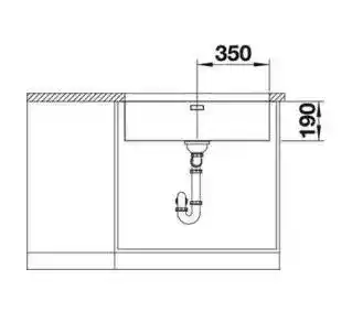 Blanco Zlewozmywak Andano 700-U 522971 z kor. InFino