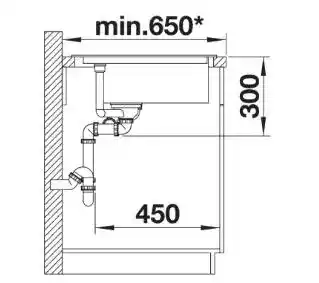 Blanco Zlewozmywak Delta II 525867 Czarny