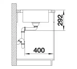 Blanco Zlewozmywak Dinas XL 6 S Compact 525120 Stal szczotkowana