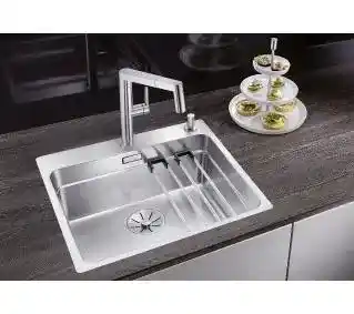 Blanco Zlewozmywak Etagon 500-IF/A 521748 z kor. InFino Srebrny