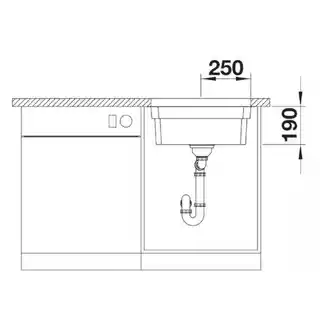 Blanco Zlewozmywak Etagon 500-U 521841 z kor. InFino Stal szlachetna