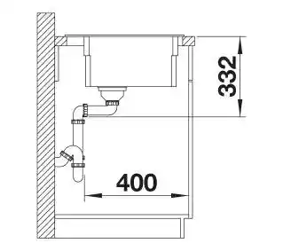 Blanco Zlewozmywak Etagon 6 524540 Szarość skały