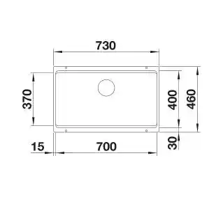 Blanco Zlewozmywak Etagon 700-U 525174 Tartufo