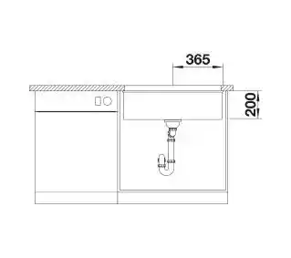 Blanco Zlewozmywak Etagon 700-U 525174 Tartufo