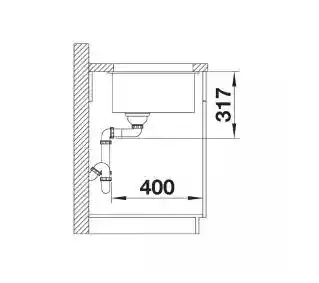 Blanco Zlewozmywak Etagon 700-U 527261 Wulkaniczny szary