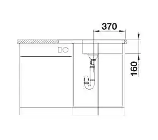 Blanco Zlewozmywak Lantos XL 6 S-IF Compact 523140