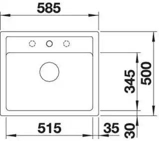 Blanco Zlewozmywak Legra 6 523334 Biały