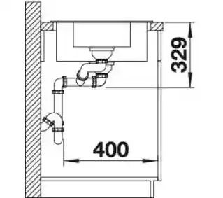 Blanco Zlewozmywak Legra 6 S 522207 Antracyt