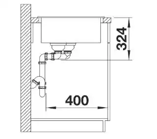 Blanco Zlewozmywak Legra 8 526226 Biały