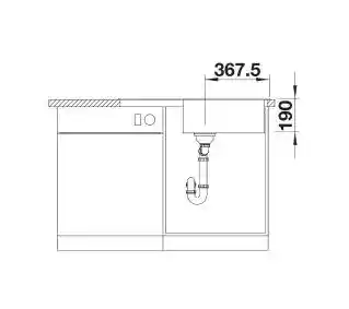 Blanco Zlewozmywak Legra XL 6 S 523326 Antracyt