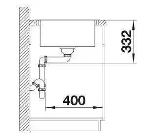 Blanco Zlewozmywak Lemis XL 6 S-IF Compact 525111 Stal szczotkowana