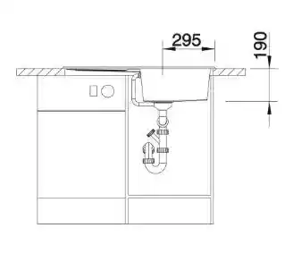 Blanco Zlewozmywak Metra 5 S 525919 Czarny