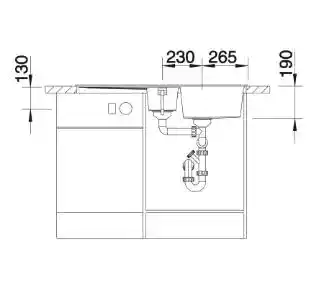 Blanco Zlewozmywak Metra 6 S 525926 Czarny