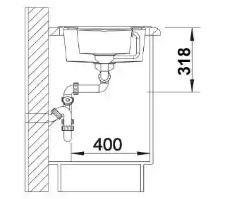 Blanco Zlewozmywak Metra 6 S 525926 Czarny
