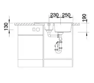 Blanco Zlewozmywak Metra 6 S Compact 525925 Czarny