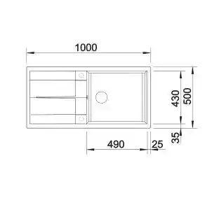 Blanco Zlewozmywak Metra XL 6 S 515142 Antracyt
