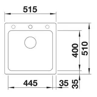 Blanco Zlewozmywak Naya 5 527310 Wulkaniczny szary