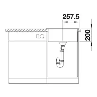 Blanco Zlewozmywak Naya 5 527310 Wulkaniczny szary