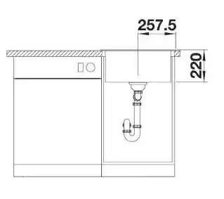 Blanco Zlewozmywak Pleon 5 525952 Czarny
