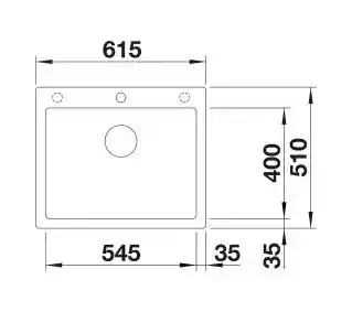 Blanco Zlewozmywak Pleon 6 521678 Antracyt