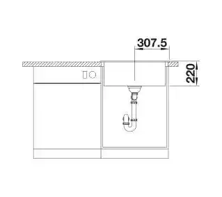 Blanco Zlewozmywak Pleon 6 521678 Antracyt