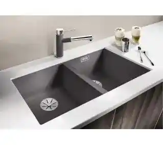 Blanco Zlewozmywak Subline 350/350-U 523578 Biały