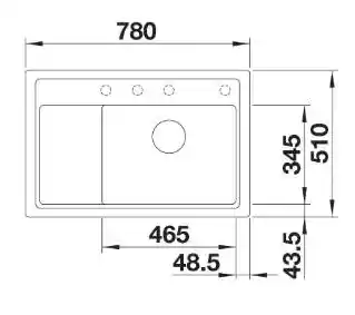 Blanco Zlewozmywak Zenar XL 6 S Compact 526052 Czarny