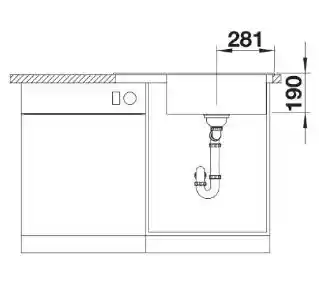 Blanco Zlewozmywak Zenar XL 6 S Compact 526052 Czarny