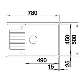 BLANCO Zia XL 6 S Compact Silgranit kawowy odwracalny 523282