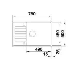 Blanco Zlewozmywak Zia XL 6 S Compact 526018 Czarny