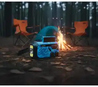 Blaupunkt ER10BC SURVIVAL Czarno-niebieski Radioodbiornik