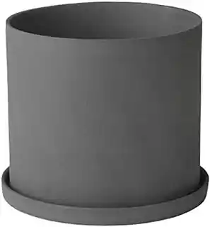 Blomus doniczka na zioła Pewter 65974, osłonka na doniczkę, one size