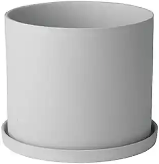 Blomus doniczka na zioła Pewter 65974, osłonka na doniczkę, one size