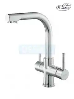Blue Water Alabama chrom bateria kuchenna trójdrożna z podłączeniem do wody filtrowanej 5901730610017