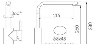 Blue Water Bateria kuchenna ELIPS chrom