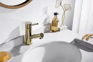 Blue Water Bateria umywalkowa DENVER złoty DEN-BUP.060