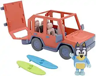 Bluey figurka samochód rodzinny, model BLU13018, niebieski, dla dzieci