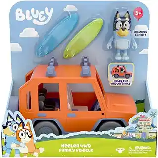 Bluey figurka samochód rodzinny, model BLU13018, niebieski, dla dzieci