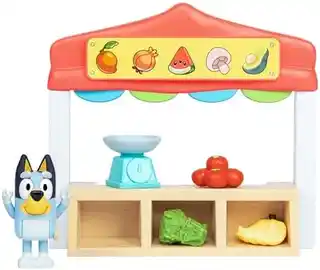 Bluey figurka sklep spożywczy BLU17555, postać z serii Bluey, plastikowa, wysokoskości 10 cm, dla dzieci od 3 lat
