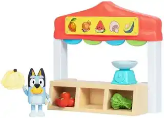 Bluey figurka sklep spożywczy BLU17555, postać z serii Bluey, plastikowa, wysokoskości 10 cm, dla dzieci od 3 lat