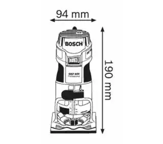 Bosch Frezarka Do Krawędzi Gkf 600 600W 060160A100